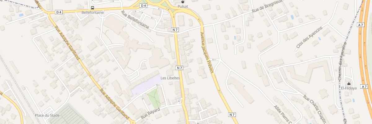 Plan du 18 Rue de la République au Péage-de-Roussillon