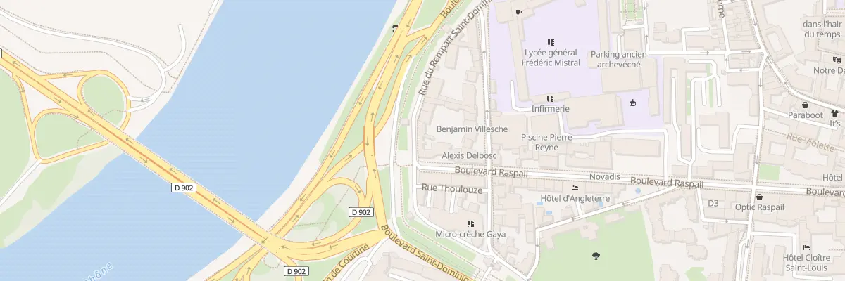 Plan du 50 Bd Raspail à Avignon