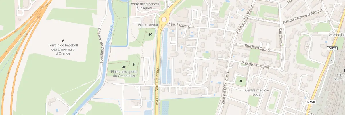 Plan du 330 Rue du Roussillon à Orange