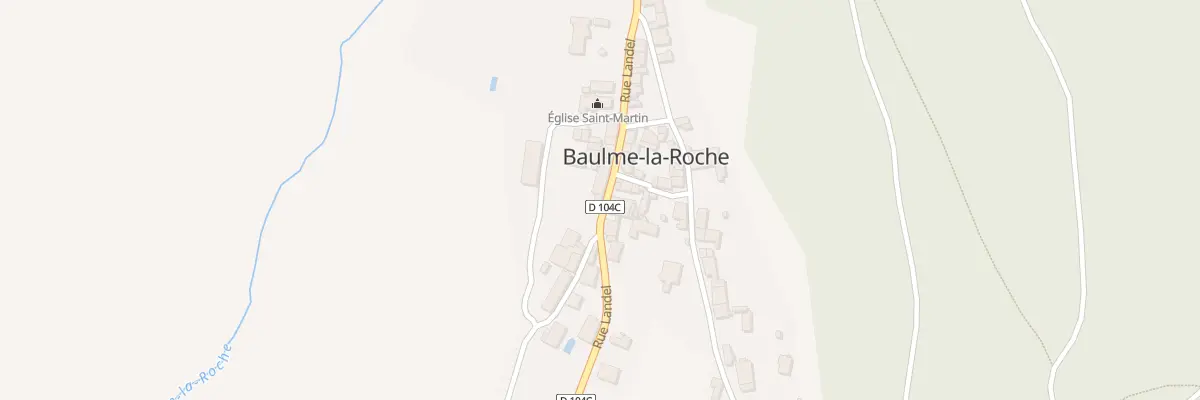 Plan du 10 Rue Landel à Baulme-la-Roche