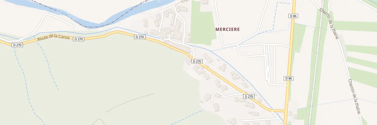 Plan du 303 Rte de la Cance à Sarras