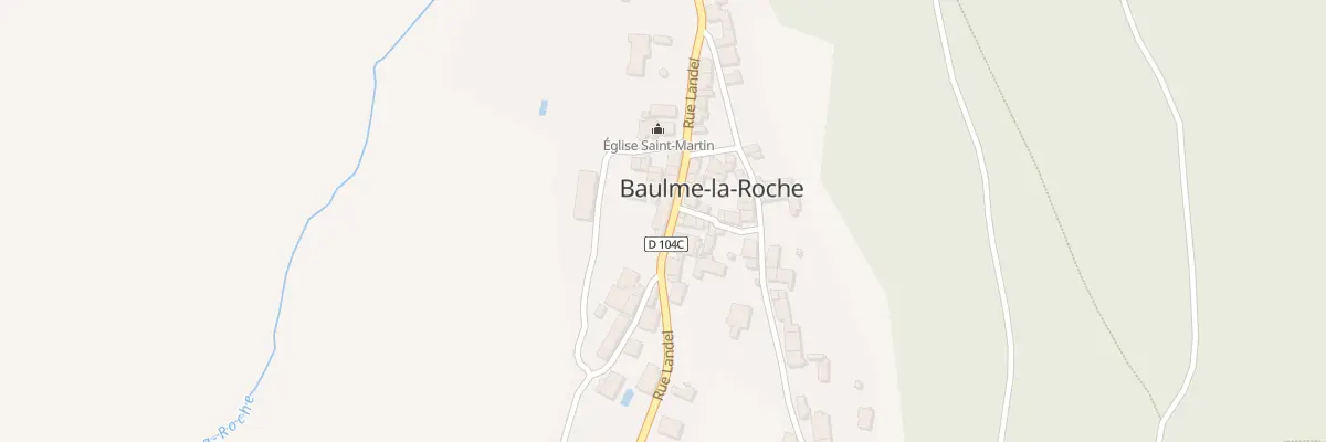 Plan du 8 Rue Landel à Baulme-la-Roche