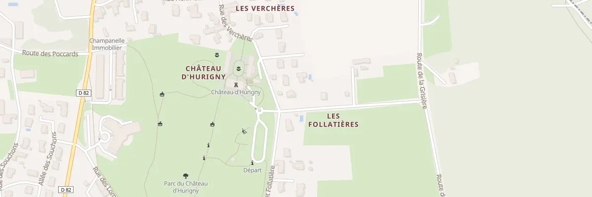 Plan du 22 Rue des Verchères à Hurigny
