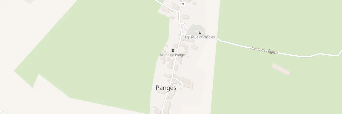 Plan du 8 Rue de la Fontenotte à Panges