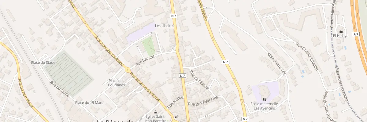 Plan du 40 Rue de la République au Péage-de-Roussillon