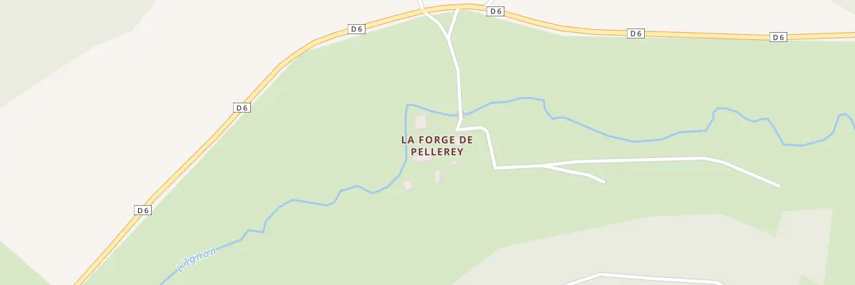Plan du 5002 La Forge de Pellerey à Pellerey