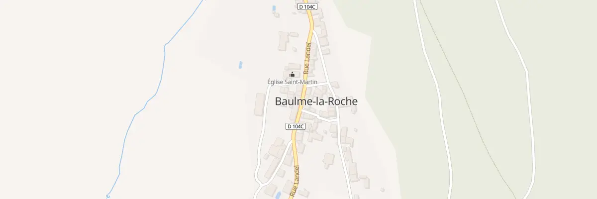 Plan du 6 Rue Landel à Baulme-la-Roche