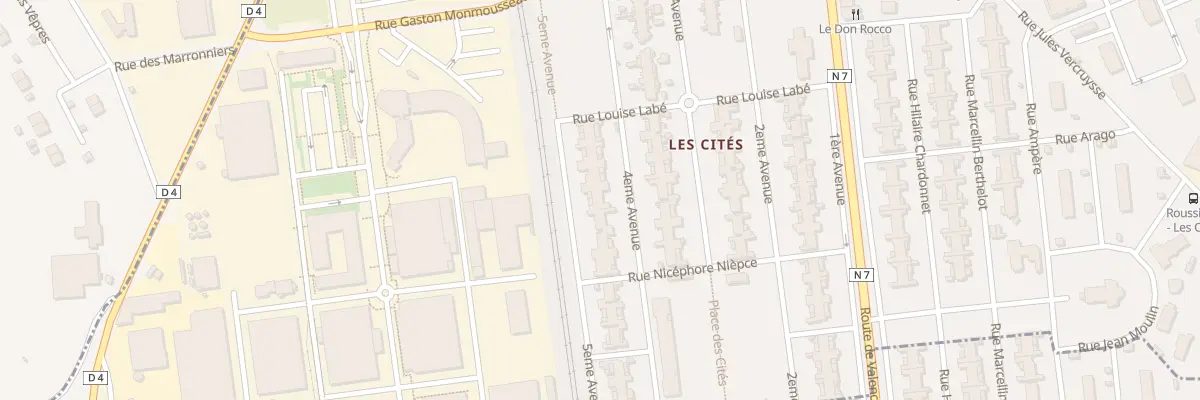 Plan du 65 4ème Avenue à Roussillon