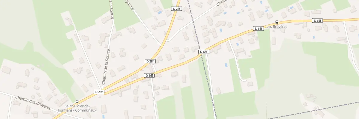 Plan du 730 Rte de Toussieux à Saint-Didier-de-Formans