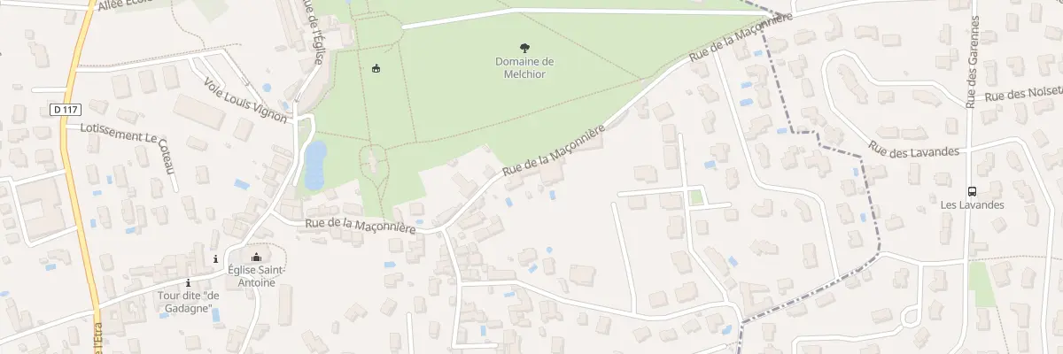 Plan du 694B Che des Ferratières à Charly