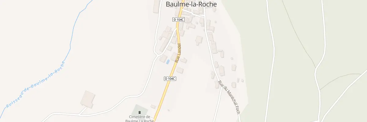 Plan du 19 Rue Landel à Baulme-la-Roche
