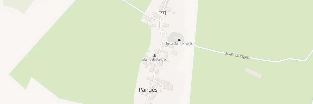 Plan du 2 Rue de la Fontenotte à Panges