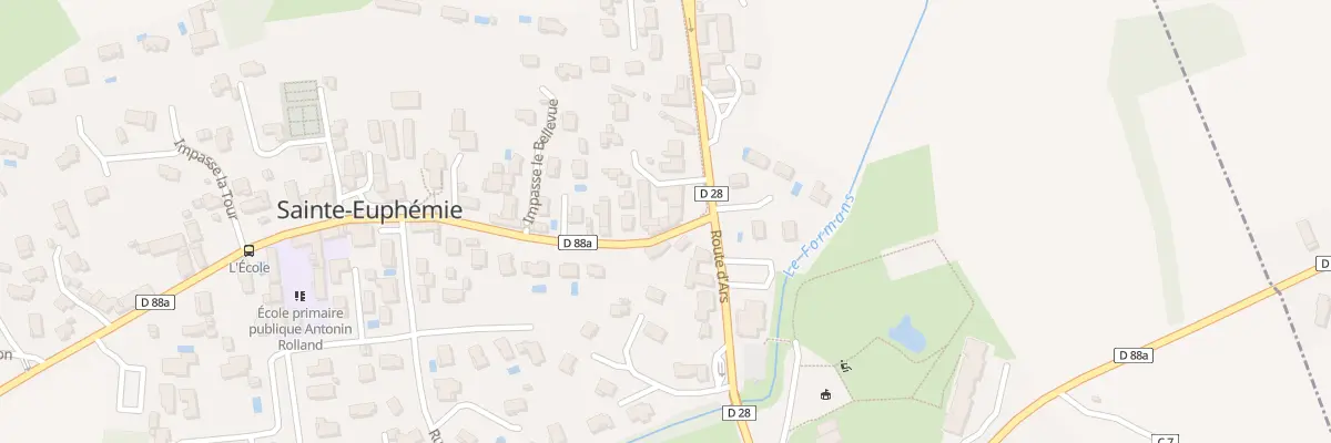 Plan du 40 Rue de la Mairie à Sainte-Euphémie
