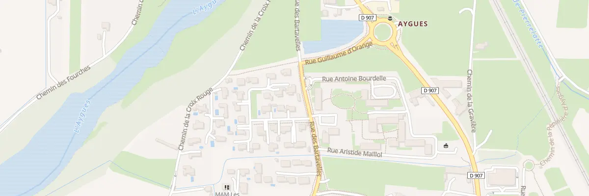 Plan du 202 Rue César Baldaccini à Orange