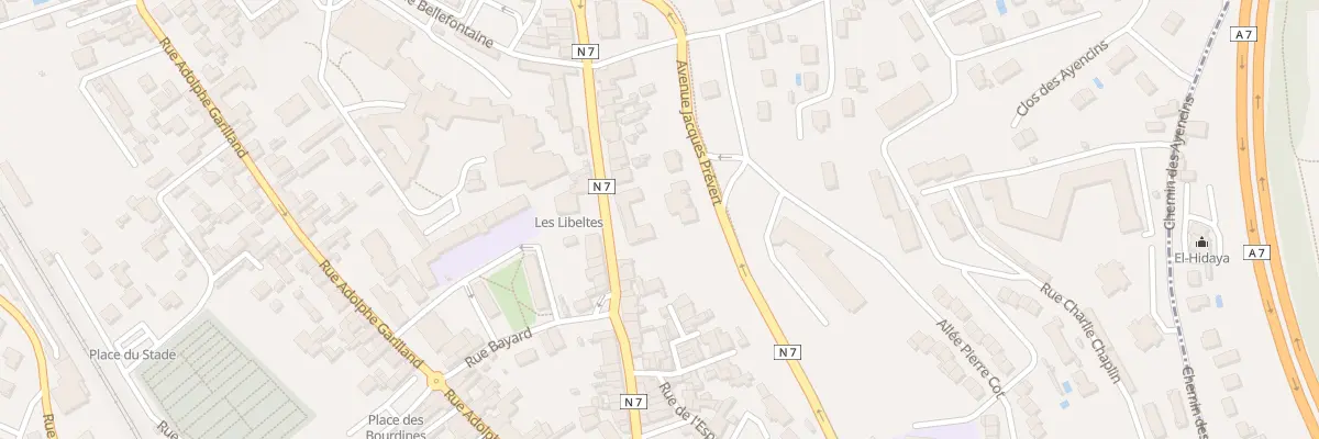 Plan du 18 Av Jacques Prévert au Péage-de-Roussillon