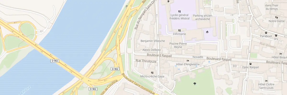 Plan du 44 Bd Raspail à Avignon