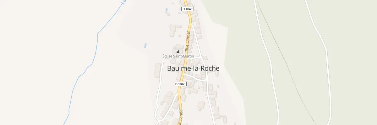 Plan du 1 Rue du Monument à Baulme-la-Roche