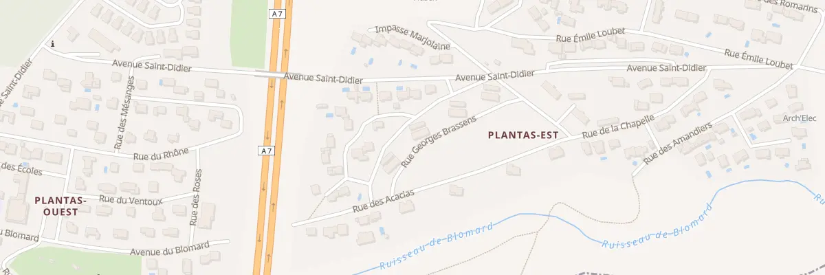 Plan du 5056A Plantas Est aux Tourrettes