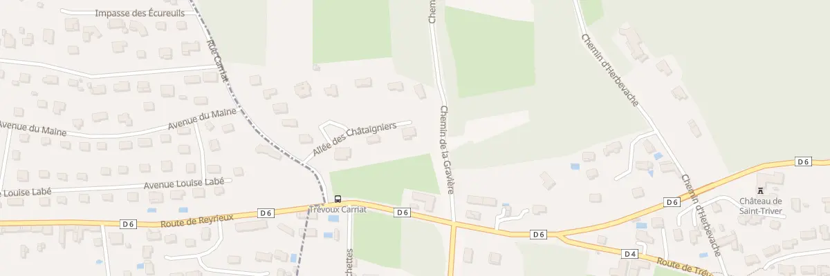 Plan du 32 All des Châtaigniers à Reyrieux