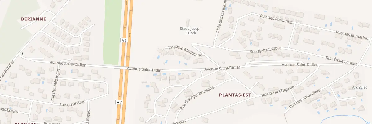Plan du 7 Lot Les Condamines aux Tourrettes