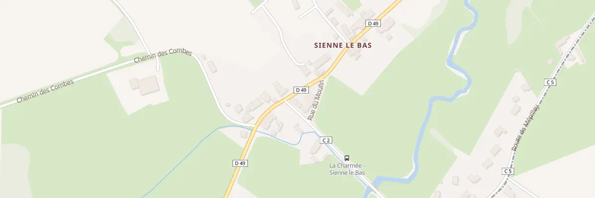 Plan du 6 Rue du Moulin Brulé à La Charmée
