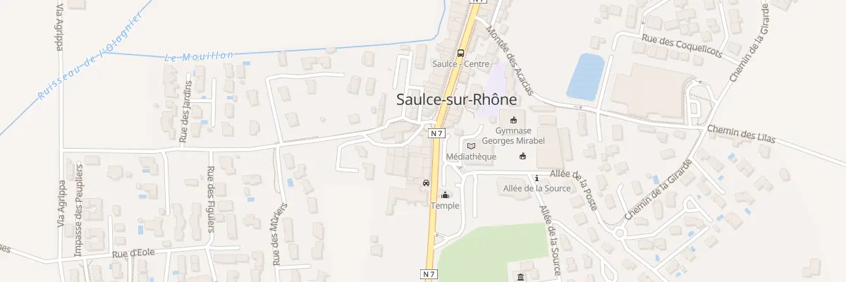 Plan du 5008 Le Village à Saulce-sur-Rhône