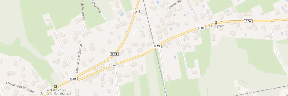 Plan du 726 Rte de Toussieux à Saint-Didier-de-Formans