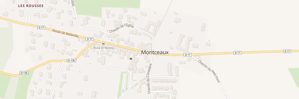 Plan du 13 Che de l’Eglise à Montceaux