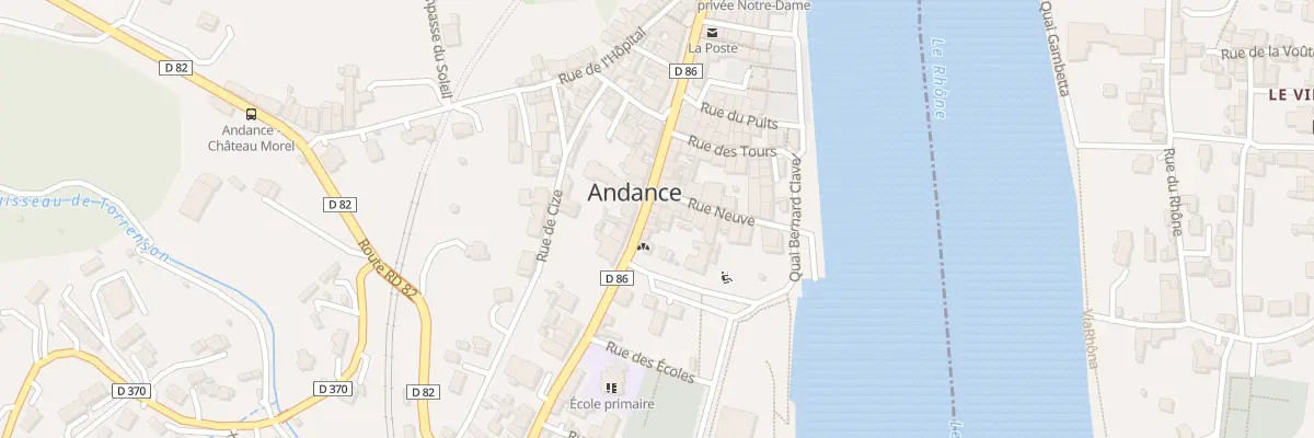 Plan du 33 Rte du Saint Joseph à Andance