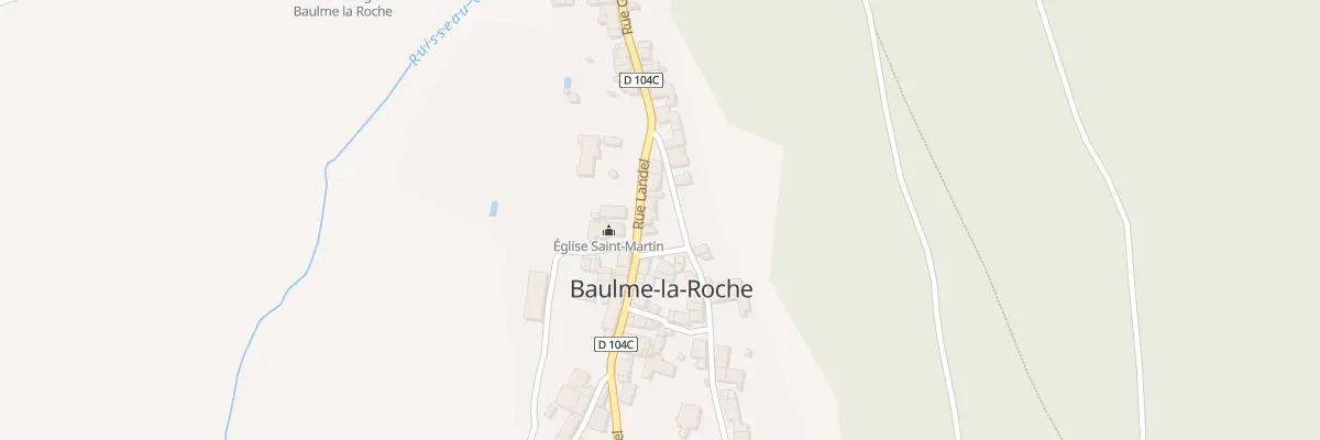 Plan du 7 Rue Landel à Baulme-la-Roche