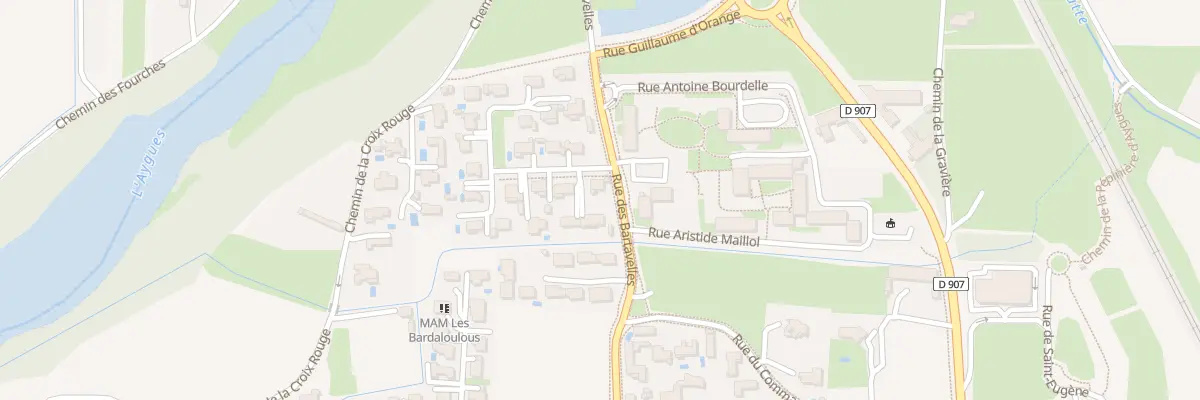 Plan du 19 Rue César Baldaccini à Orange