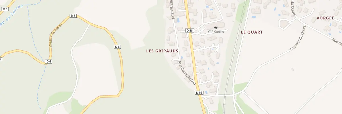 Plan du 32 Rue Centrale Sud à Sarras