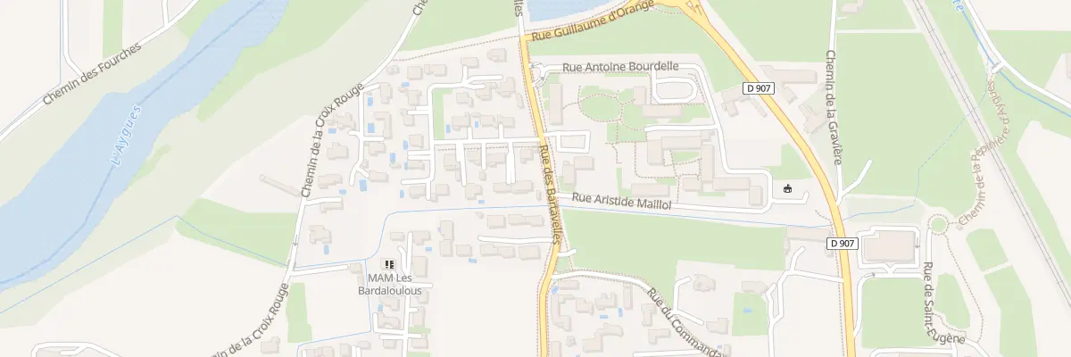 Plan du 23 Rue César Baldaccini à Orange