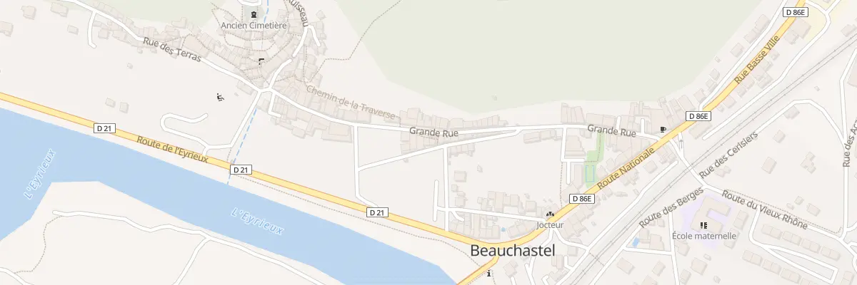 Plan du 30 Gr Grand Rue à Beauchastel