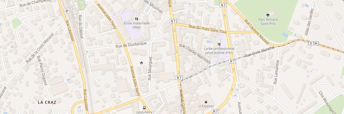 Plan du 117 Rue de la République au Péage-de-Roussillon