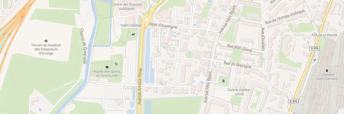 Plan du 202 Rue du Roussillon à Orange