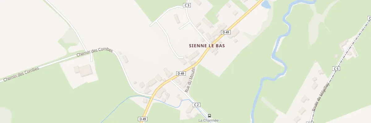 Plan du 11 Rte du Bas de Sienne à La Charmée