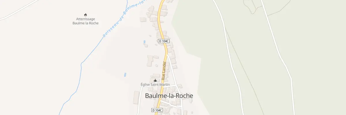 Plan du 2 Pl Lucan à Baulme-la-Roche
