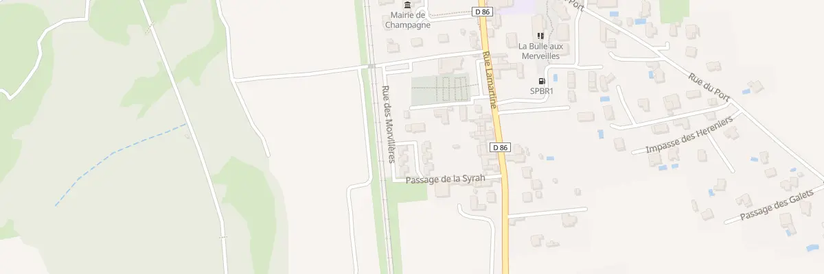 Plan du 25 All des Morvillères à Champagne