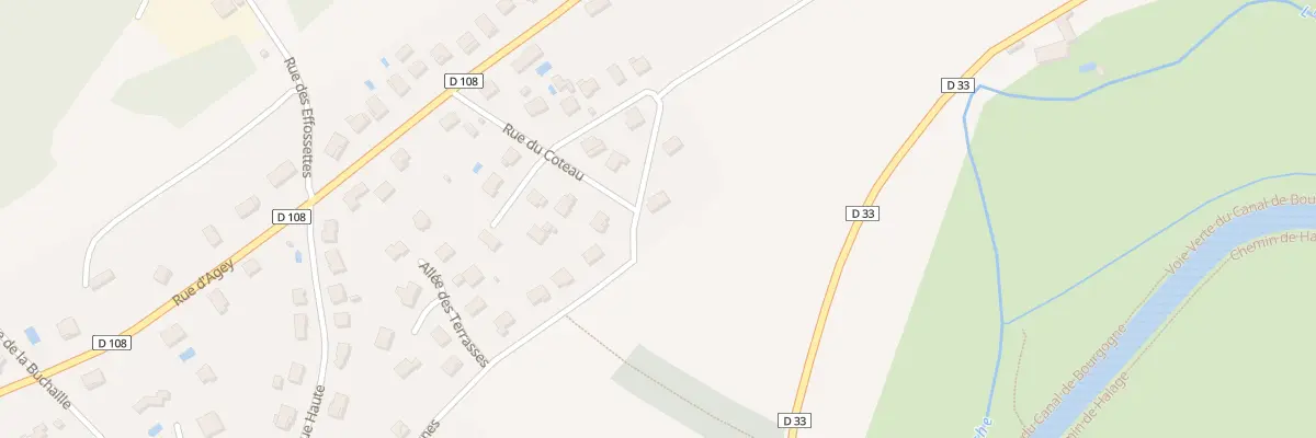 Plan du 30 Rue des Grives à Sainte-Marie-sur-Ouche