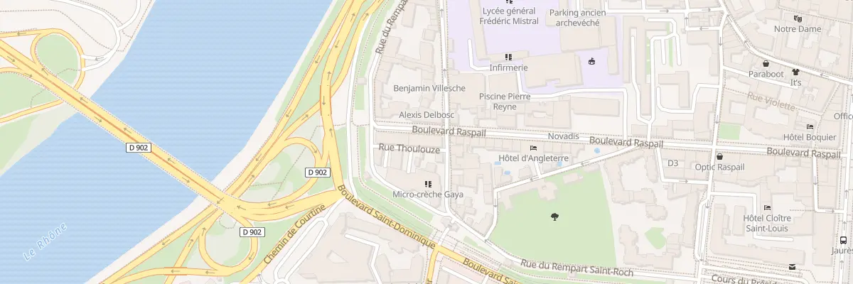 Plan du 49 Bd Raspail à Avignon