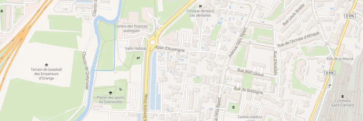 Plan du 146 Rue du Roussillon à Orange