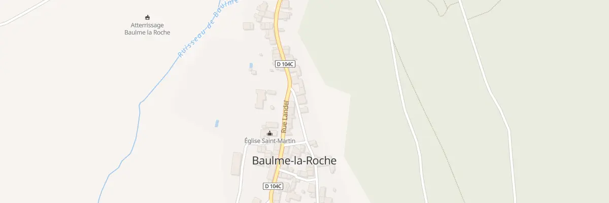 Plan du 1 Rue Marechal Foch à Baulme-la-Roche