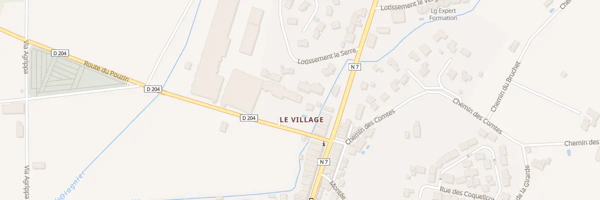 Plan du 1 Lot Le Serre à Saulce-sur-Rhône
