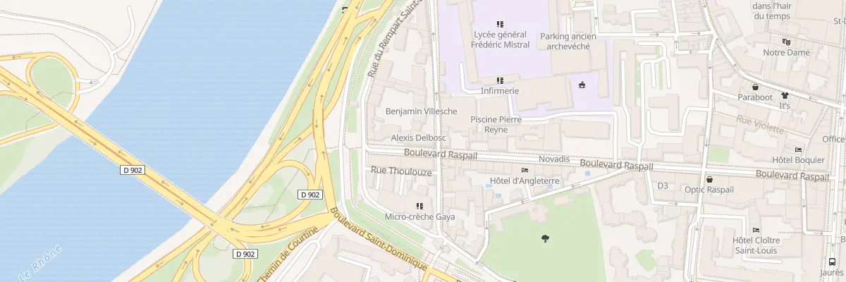 Plan du 42 Bd Raspail à Avignon
