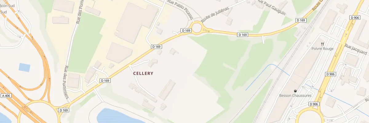 Plan du 885 Rte de Juliénas à Mâcon