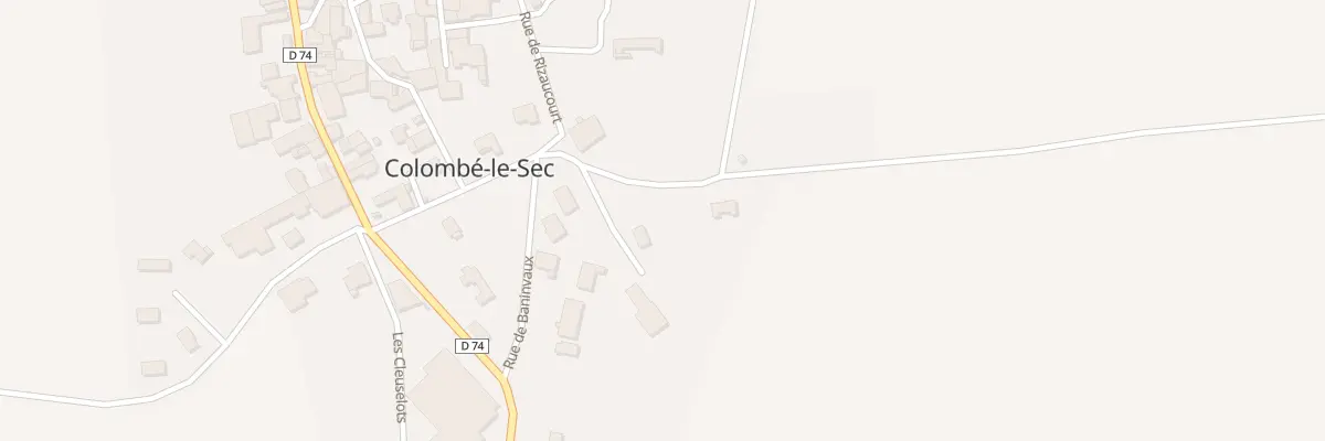 Plan du 6 Rue du Moulin a Vent à Colombé-le-Sec