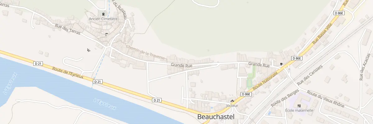 Plan du 35 Gr Grand Rue à Beauchastel