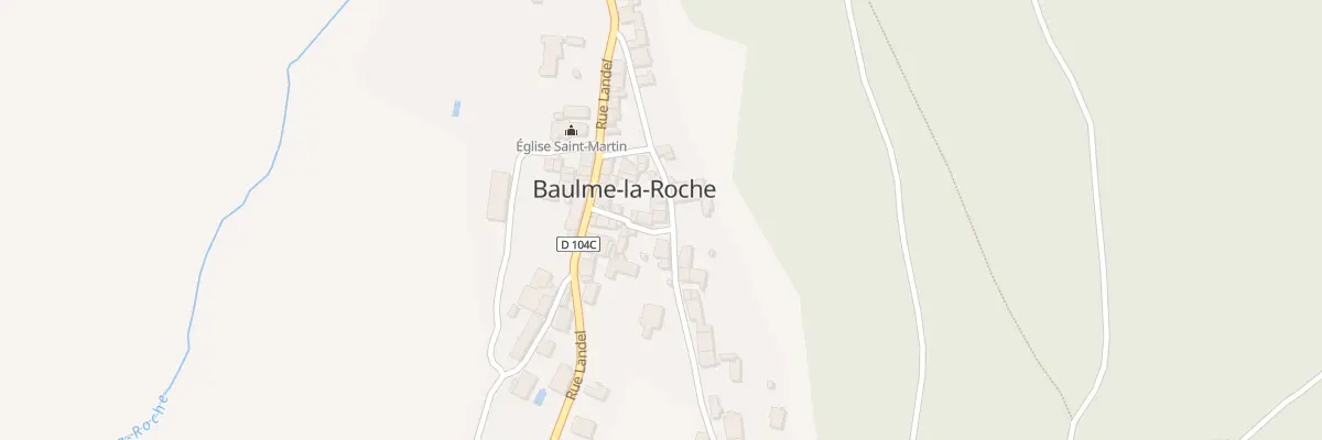 Plan du 8 Rue Marechal Foch à Baulme-la-Roche