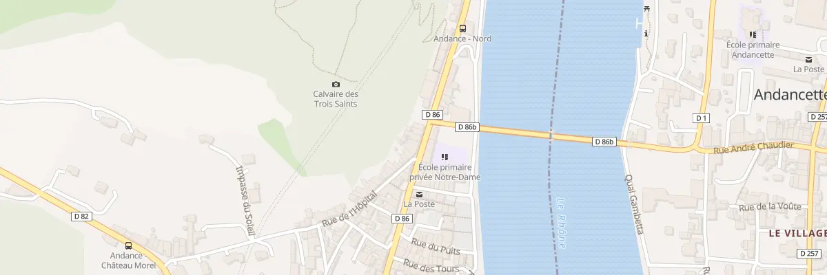 Plan du 6 Rte du Saint Joseph à Andance